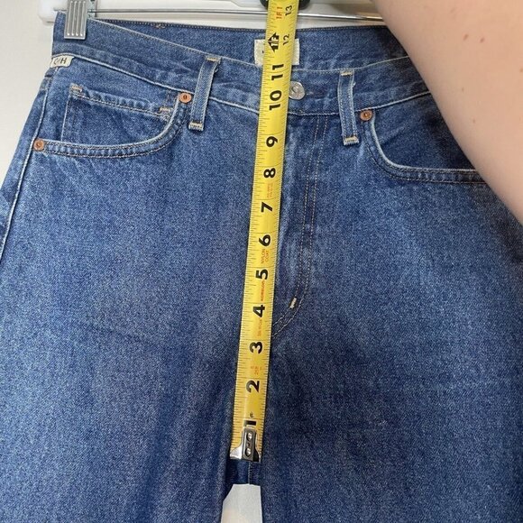 Citizens Of Humanity Premium Vintage Estella Fray High Rise Ankle Flare Size 25 - Picture 9 of 10